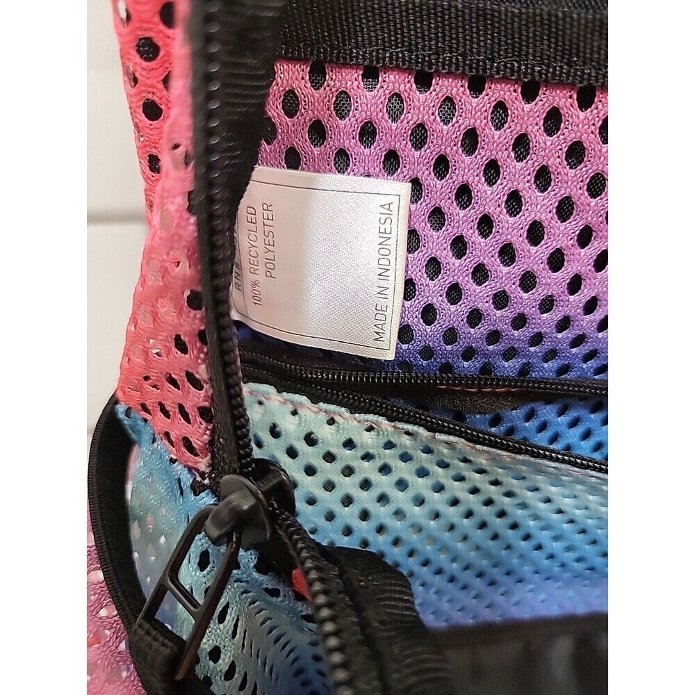 Adidas Hermosa II Mesh Pink Blue Backpack Back To School College Student *READ - Picture 10 of 13